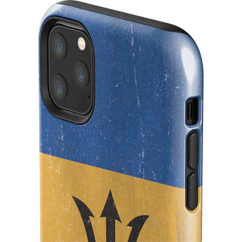 Barbados Flag Distressed iPhone 11 Pro Max Impact Case